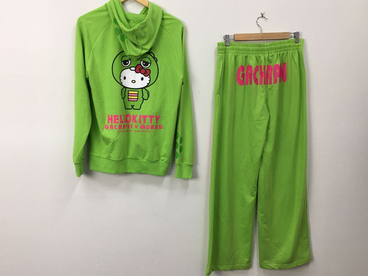 即決 サンリオ キティー ガチャピン キャラクター ジャージ上下 上下セット セットアップ 部屋着 長袖 長ズボン メンズ Llサイズ 黄緑色 の落札情報詳細 ヤフオク落札価格情報 オークフリー スマートフォン版