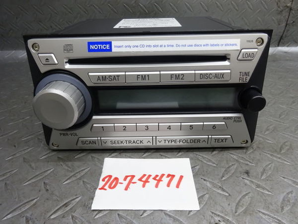 USトヨタ FJクルーザー 純正カーオーディオ AM/SAT/FM 未使用 USトヨタ FJクルーザー 純正カーオーディオ AM/SAT/FM 未使用