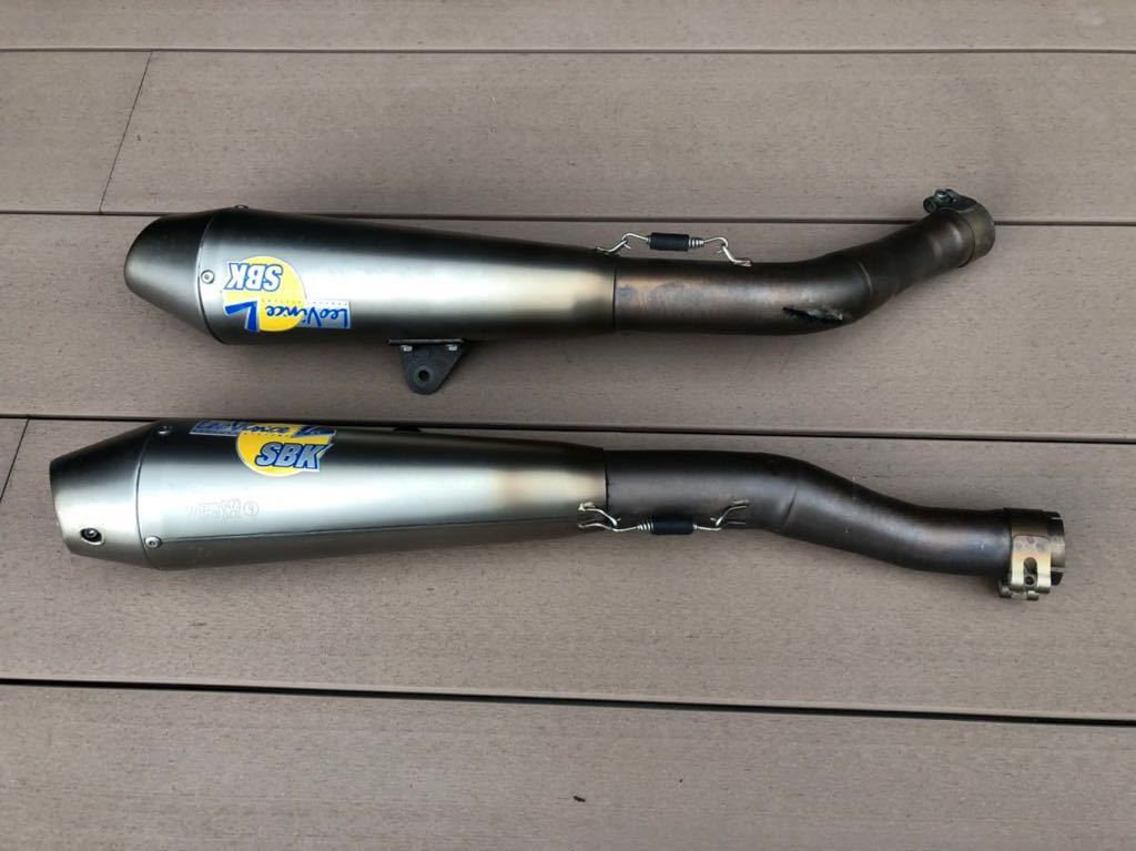 希少 LeoVince レオビンチ スリップオンマフラー 07-08 YZF-R1 4C8 の