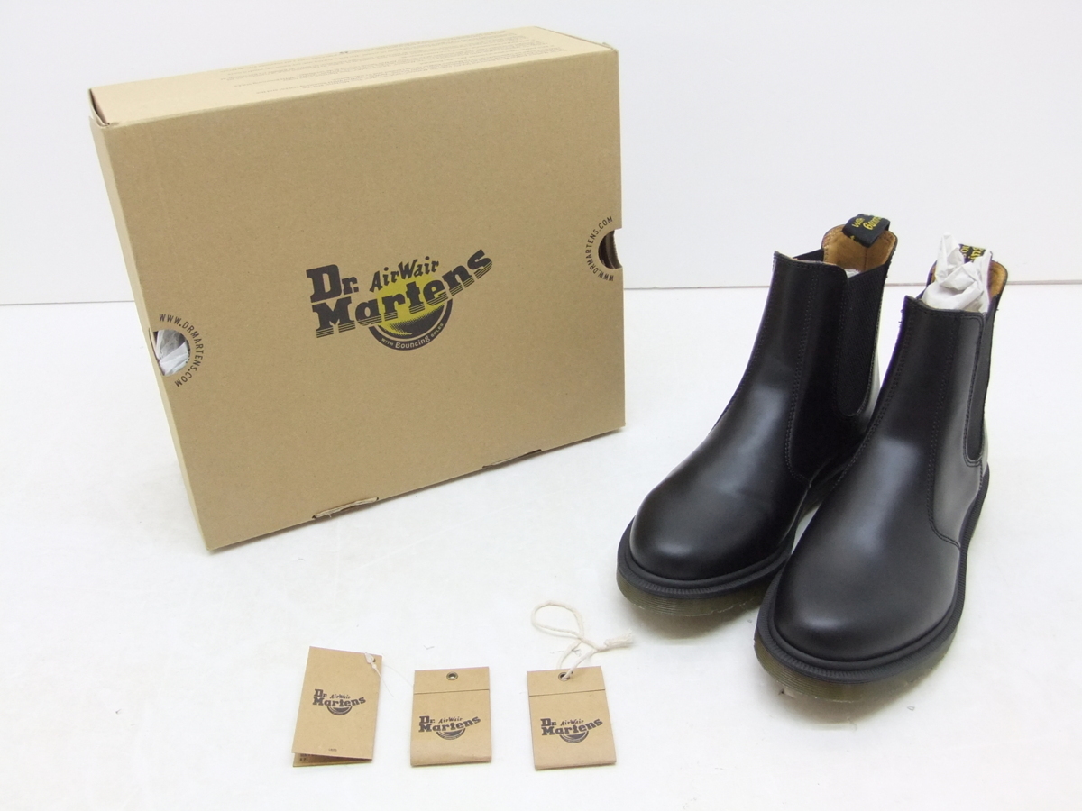 78jm 中古 Dr Martens Chelsea Boot ドクターマーチン チェルシー サイドゴア ブーツ メンズ レディース Uk7 Black の落札情報詳細 ヤフオク落札価格情報 オークフリー スマートフォン版