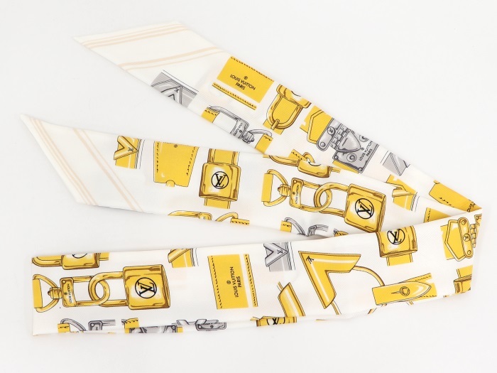 美品 ルイヴィトン バンドーBB フルオブロックス スカーフ