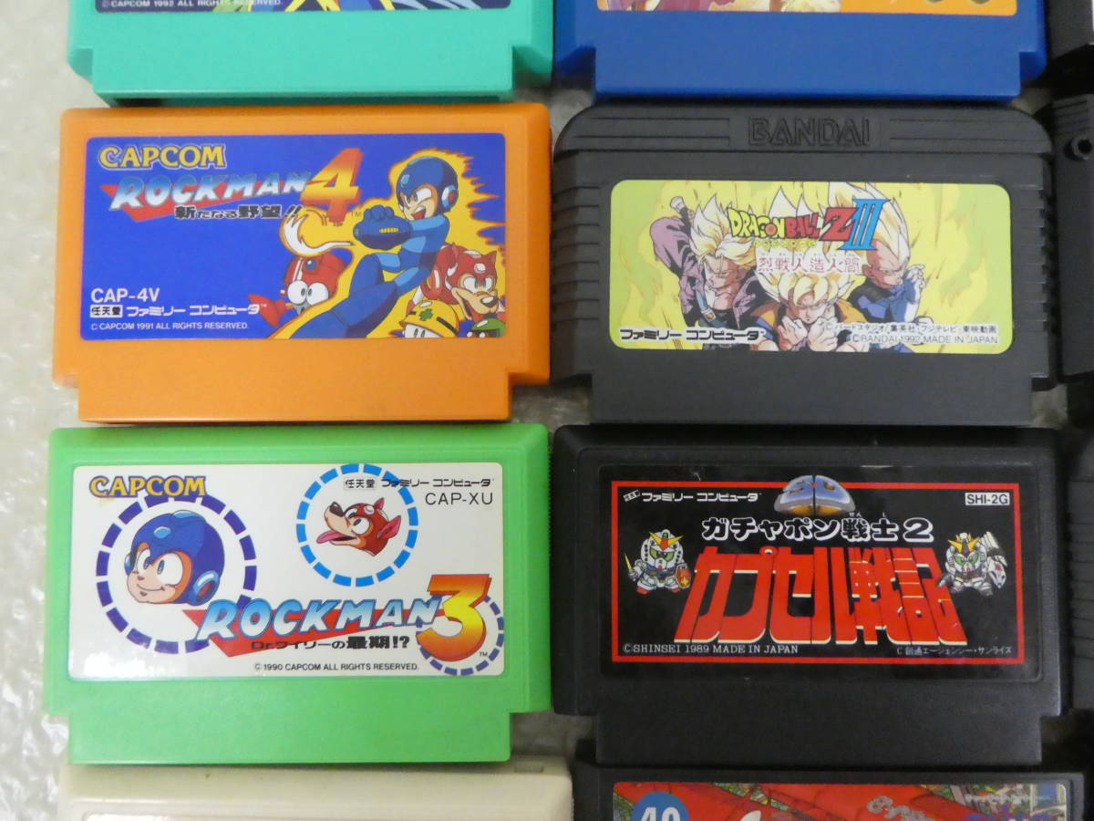 ファミコンソフト Fc ソフト 色々 ロックマン タートルズ Ff ドラゴンボールなど 26本 動作未確認 1円スタート の落札情報詳細 ヤフオク落札価格情報 オークフリー スマートフォン版
