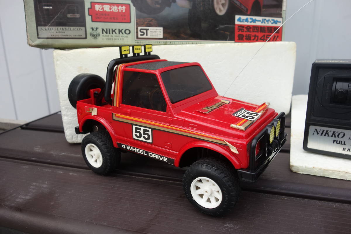 ◎80年代 ニッコー スズキ ジムニー ラジコン 箱付 ◇検ランクル 4WD