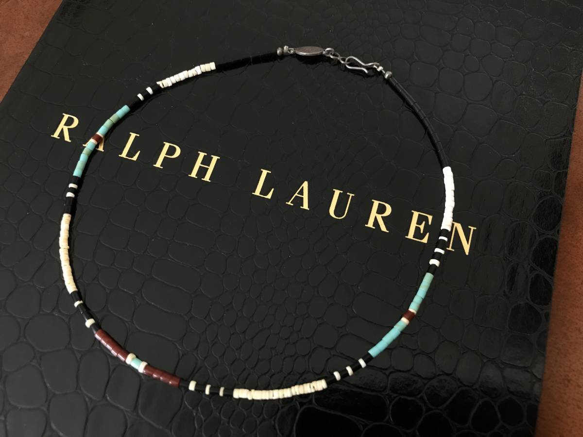 RALPH LAUREN ラルフローレン　シェルビーズ　ネックレス 41335 ラルフローレン シェルビーズネックレス