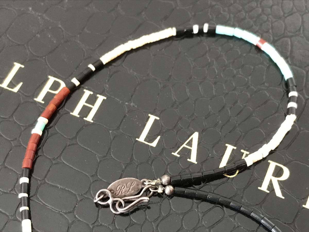 ☆ RALPH LAUREN ラルフローレン シェル ビーズ ネックレス 希少 レア