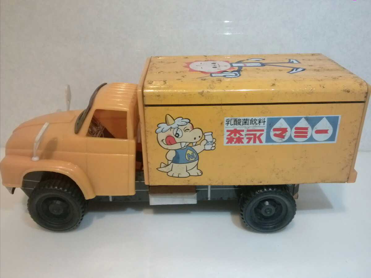 森永マミー◇森永乳業 ダイヤ製 ブリキトラック ジャンク 稀少 全長 