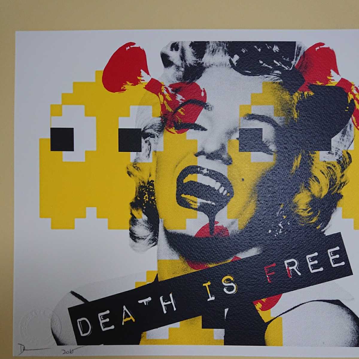 アートポスター　パックマン　Death NYC アートポスターパックマンDeath NYC