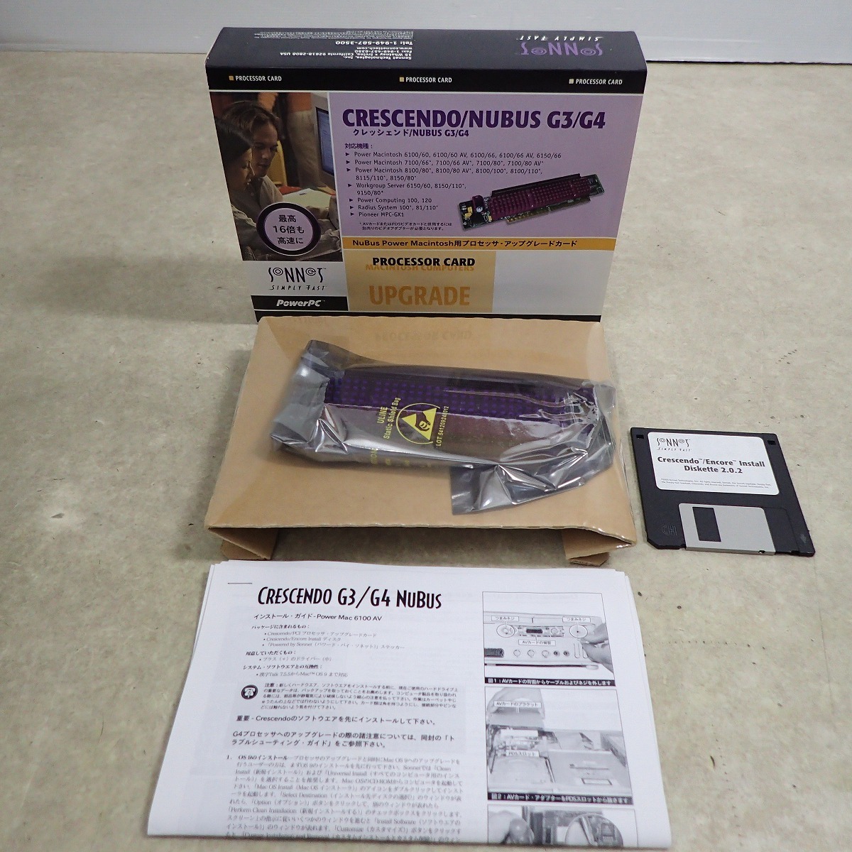 SONNET Crescendo G3 upgrade card 6100AV レアPower Mac G3化】SONNET