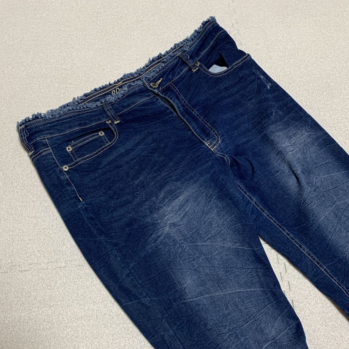 P 人気ブランド Private Pause プライベートポーズ レディース デニムパンツ ジーンズ ストレッチ スキニー W 84 ダメージ 加工 の落札情報詳細 ヤフオク落札価格情報 オークフリー スマートフォン版