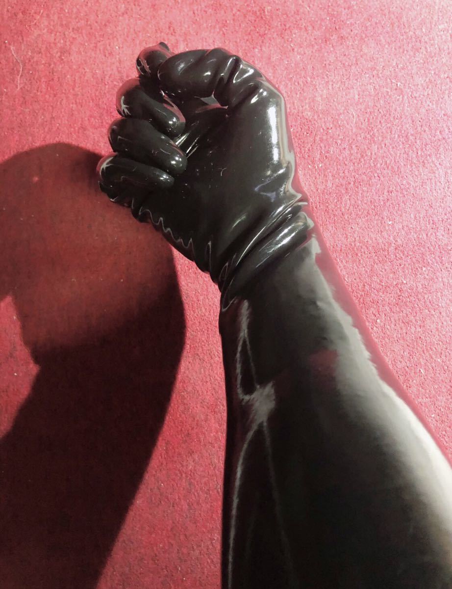 FaburiLatex 正規品 ラバースーツ 鋳造グローブソックス一体型 M 新品】正規品 FaburiLatex 鋳造 ラテックス ロンググローブ M 即発送