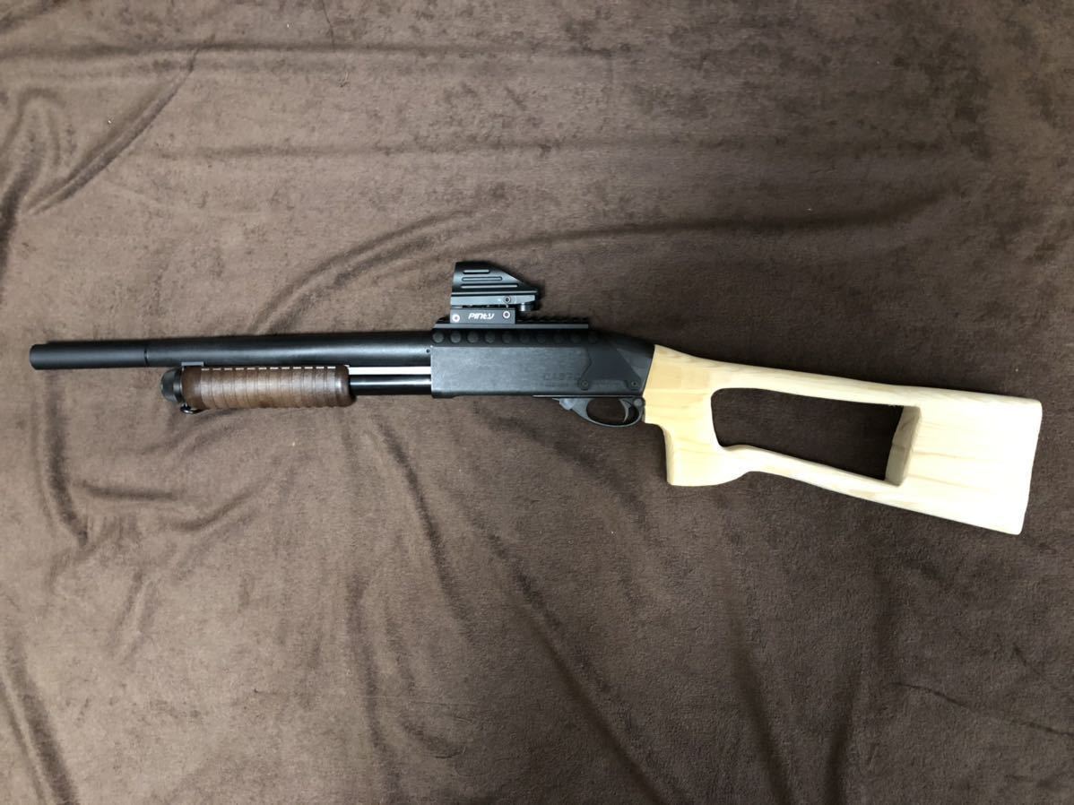 作成途中 未完成品 ドラグノフ風仕様 自作ウッドストック S T マルゼン M870 Ca870 の落札情報詳細 ヤフオク落札価格情報 オークフリー スマートフォン版