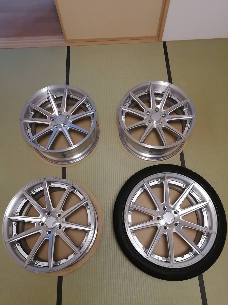 RAYS BLACK FLEET V625C レイズ ブラックフリート（廃盤）19インチ 9J