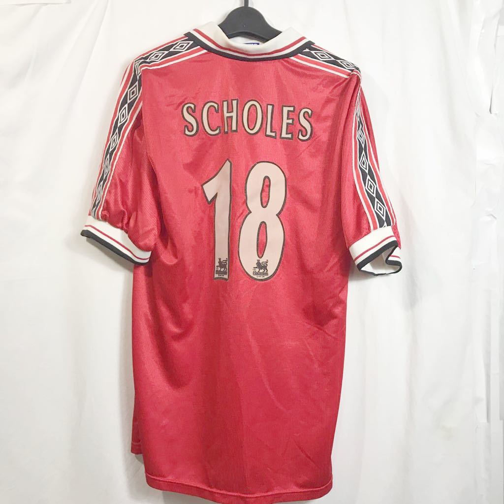 マンU マンチェスター ユナイテッド 公式 ユニフォーム 18 スコールズ マンチェスターユナイテッド Manchester united #18 ポール