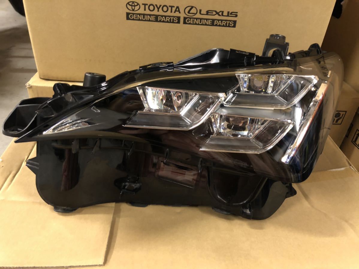 純正 レクサス 前期 RC 左 ヘッドライト ヘッドランプ lexus LED RC-F