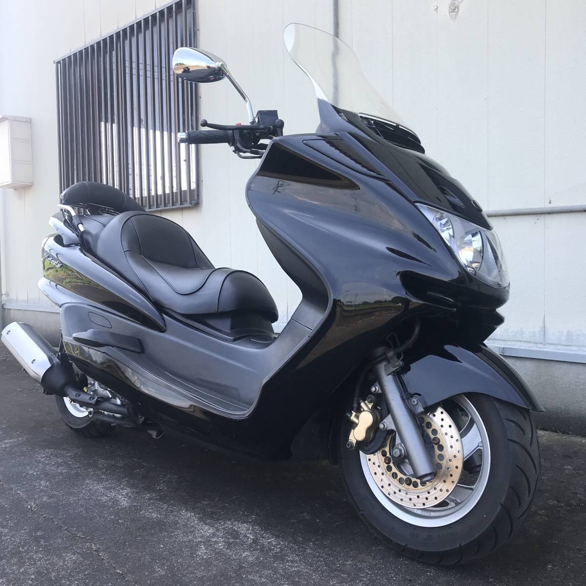 ヤマハ マジェスティ250c ローン可 ロングスクリーン リフレッシュして