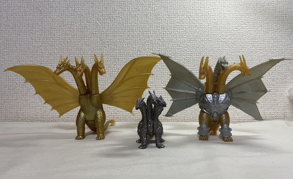 キングギドラ メカキングギドラ デスギドラ フィギュア 3体の落札情報