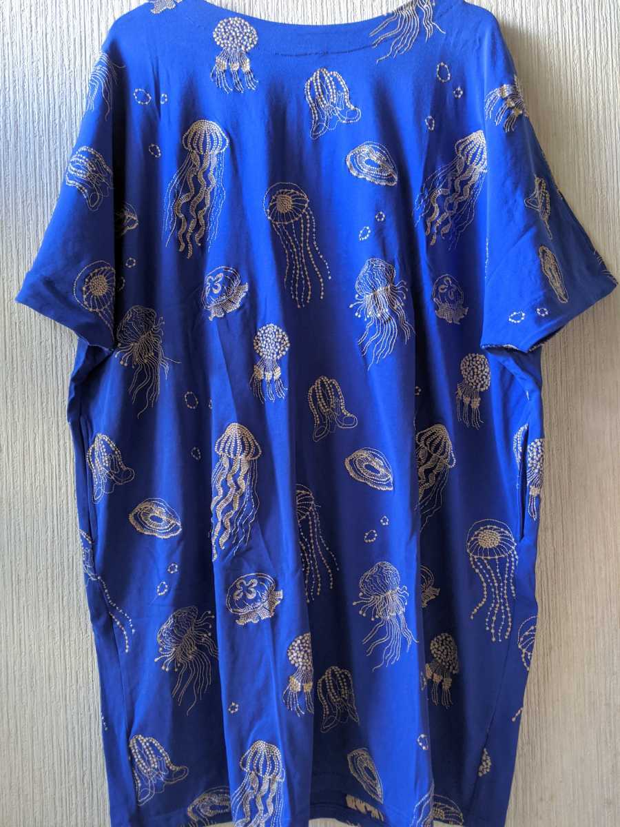 Marble Sud 刺繍 Jellyfish ジェリーフィッシュ クラゲ ｔラインワンピース マーブルシュッド の落札情報詳細 ヤフオク落札価格情報 オークフリー スマートフォン版