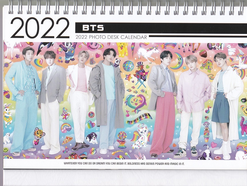 新品 New Bts 防弾少年団 21 22年度ホワイト卓上カレンダー 韓国jungkook V Jimin Jin Suga J Hope Rm の落札情報詳細 ヤフオク落札価格情報 オークフリー スマートフォン版