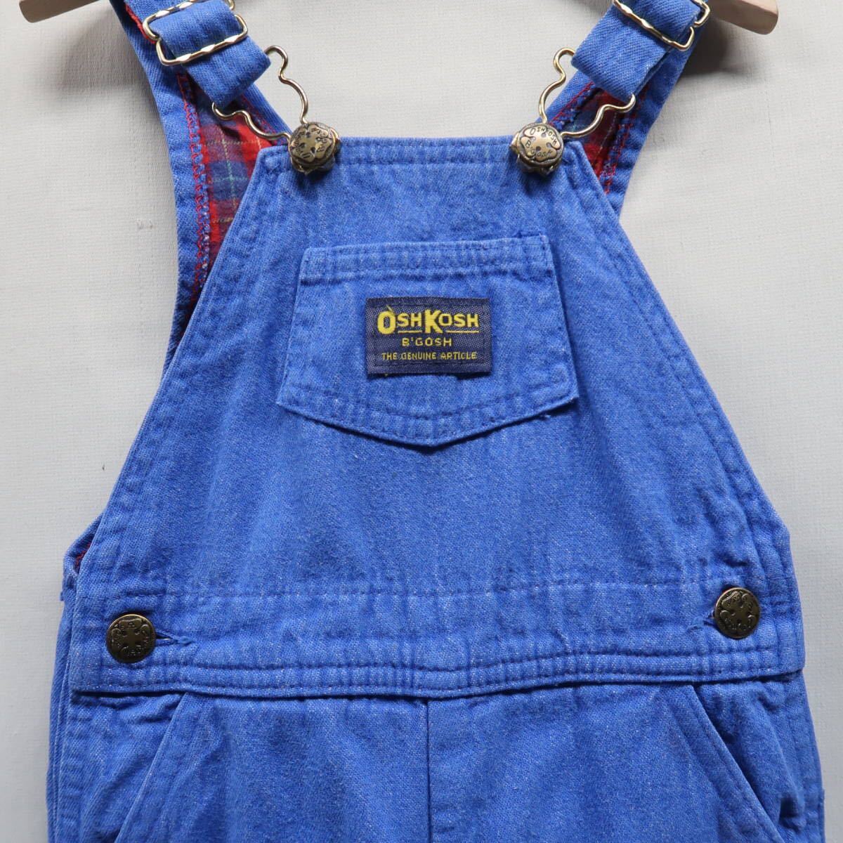 Au17 １歳 12ヶ月 12m 程度 子供服 ベビー 古着 ビンテージ オシュコシュ Oshkosh オーバーオール ロンパース 裏地付き 男の子 ボーイズ の落札情報詳細 ヤフオク落札価格情報 オークフリー スマートフォン版