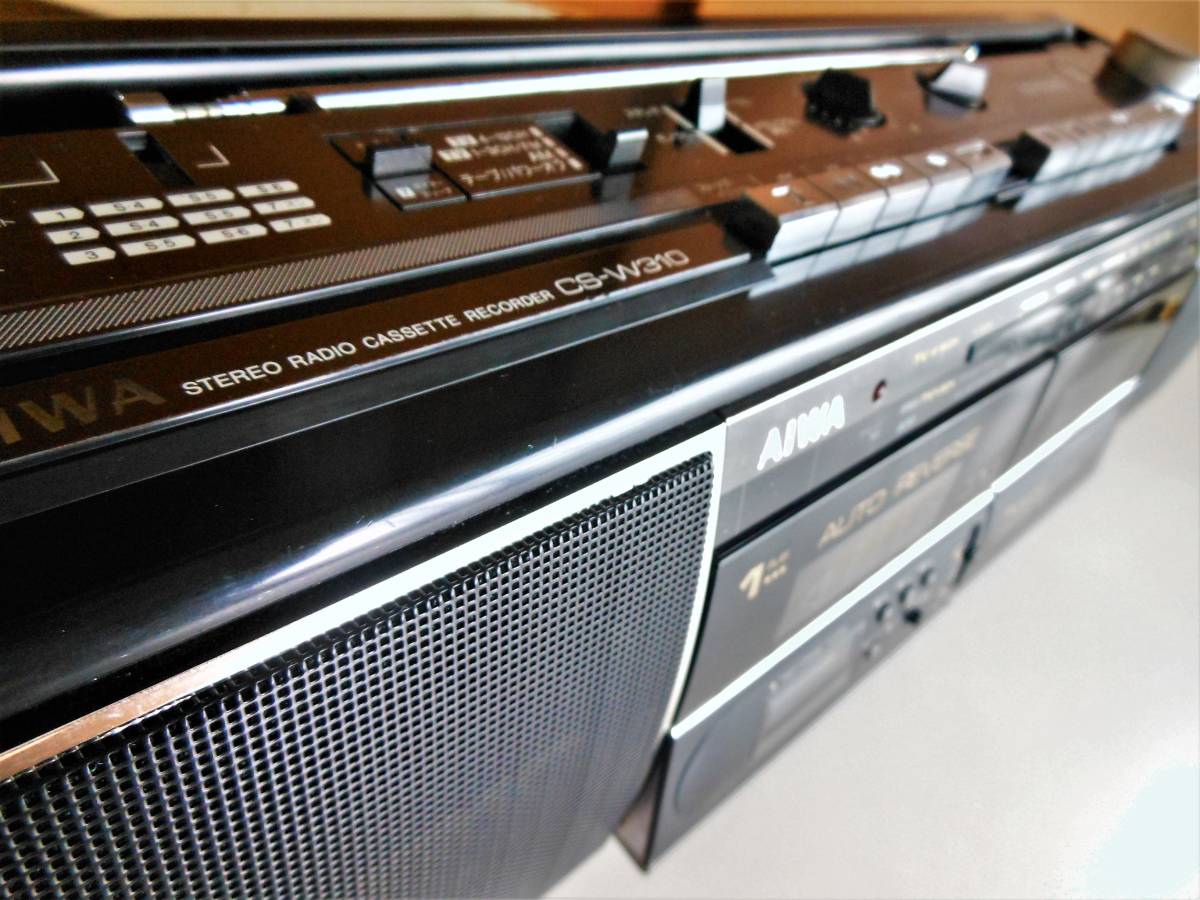 80s AIWA オーディオタイマー機能付き オートリバース・ステレオ