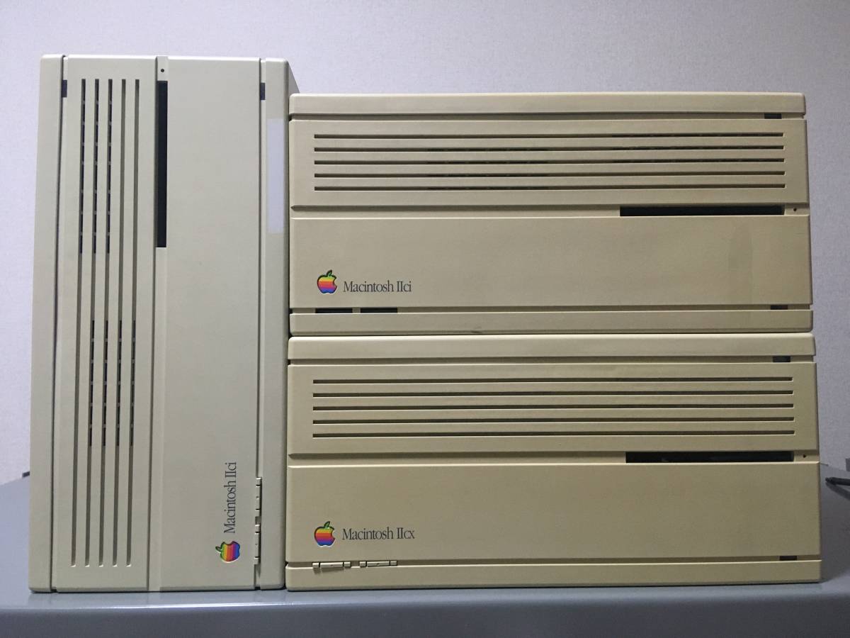 ジャンク 抜け殻 Macintosh llci 2台 llcx 1台 フロッグデザイン