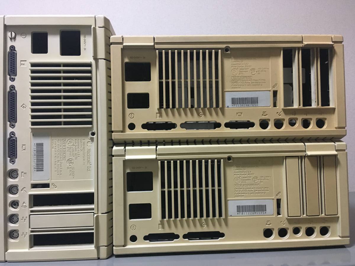 ジャンク 抜け殻 Macintosh llci 2台 llcx 1台 フロッグデザイン