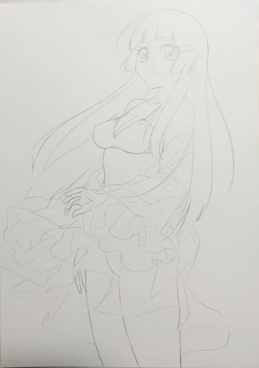 新品 手描きイラスト 青木れいか キュアビューティ スマイルプリキュア 水着 ラフ画 の落札情報詳細 ヤフオク落札価格情報 オークフリー スマートフォン版