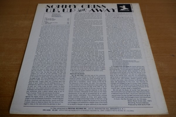 B9 386 Lp 美盤 ソニー クリス アップ アップ アンド アウェイ の落札情報詳細 ヤフオク落札価格情報 オークフリー スマートフォン版