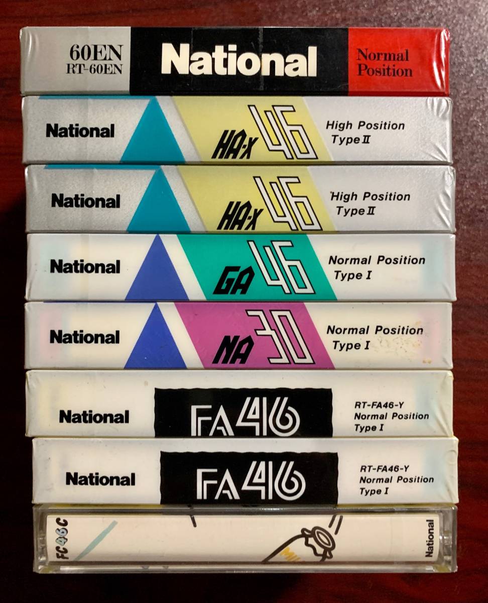 カセットテープ 珍しい ナショナル National RT-60EN 10個
