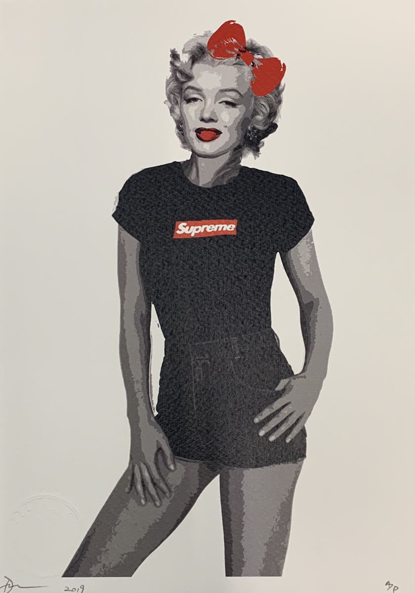 本物 世界限定品 Death NYC ☆マリリンモンロー x supreme