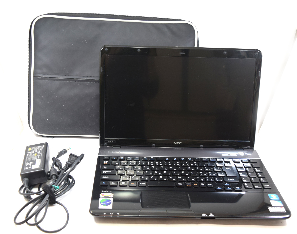 Mm1700 Nec Lavie パーソナルコンピューター Pc Ls150fs1kb ブラック ノートパソコン ノートpc 通電 初期化済 ケース付 ジャンク品 の落札情報詳細 ヤフオク落札価格情報 オークフリー スマートフォン版