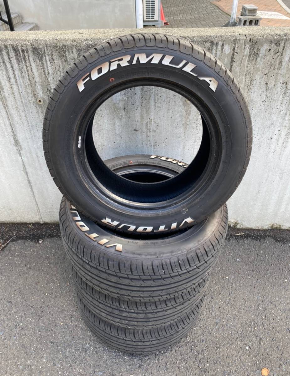 195/55R13 VITOUR FORMULA ヴィツァー フォーミュラ 夏タイヤ ホワイト