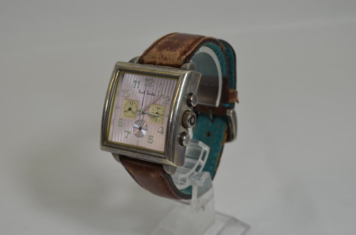 Paul Smith ポールスミス 0520-T004041Y 腕時計 【希少品】 Paul Smith 腕時計 クォーツ ブラウン ポールスミス PAUL SMITH 腕時計