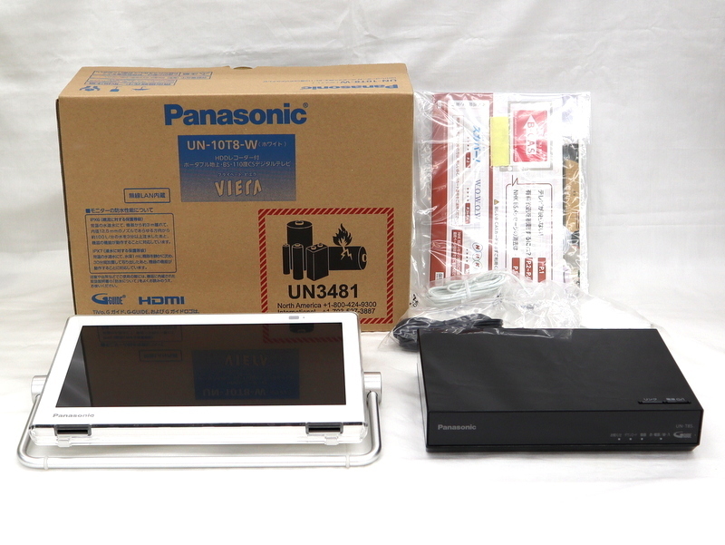 Panasonic 10V型 ポータブル 液晶テレビ UN-10T8-W