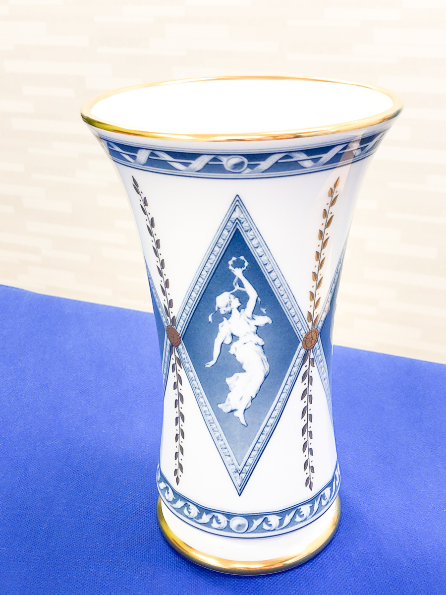 大倉陶園 Okura China 花瓶 特大サイズ 通販家具・インテリア - 大倉陶園 Okura China 花瓶 特大サイズ