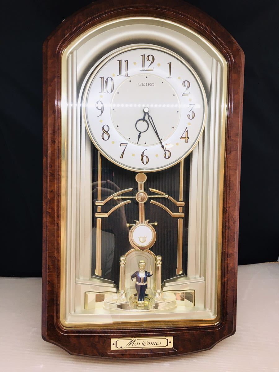 e40 必見 ! 中古品 現状品 SEIKO セイコー からくり時計 Marionne