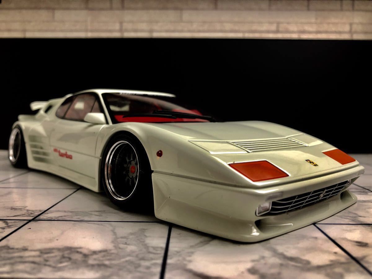 1/18 フェラーリ512BBi カスタム 1/18 京商 フェラーリ 512BB-i ☆新品改カスタム☆ BBS-RS