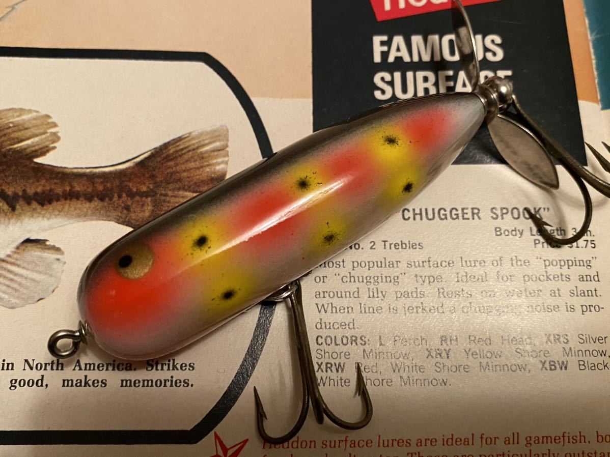 レストアオールドヘドンマグナムトーピードストロベリーold heddon