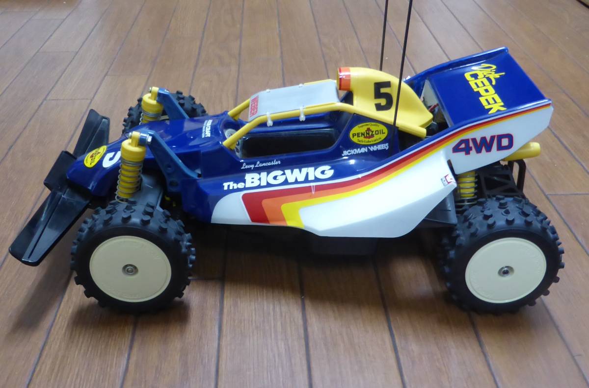 タミヤ ラジコン 完成品 ビッグウイッグ 未走行 1 10 ４wdオフロード Rc ｔａｍｉｙａ の落札情報詳細 ヤフオク落札価格情報 オークフリー スマートフォン版