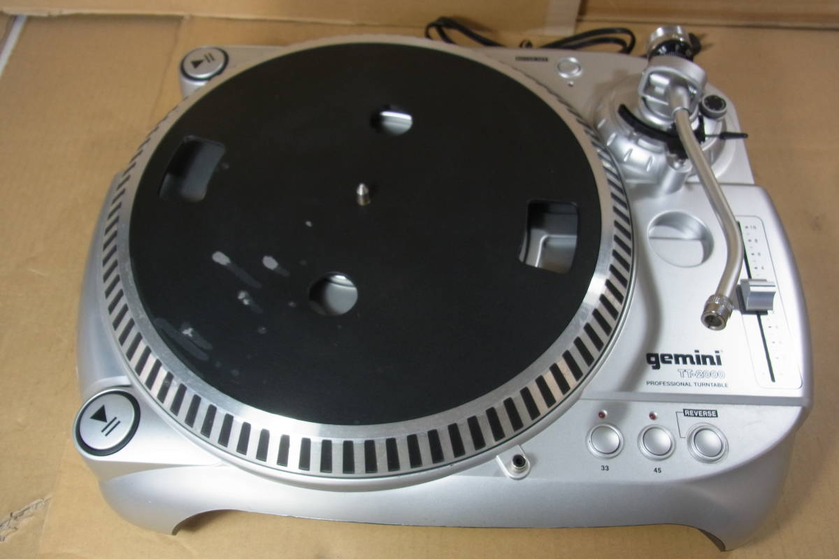 gemini ターンテーブル TT-2000（中古品 レコード プレーヤー