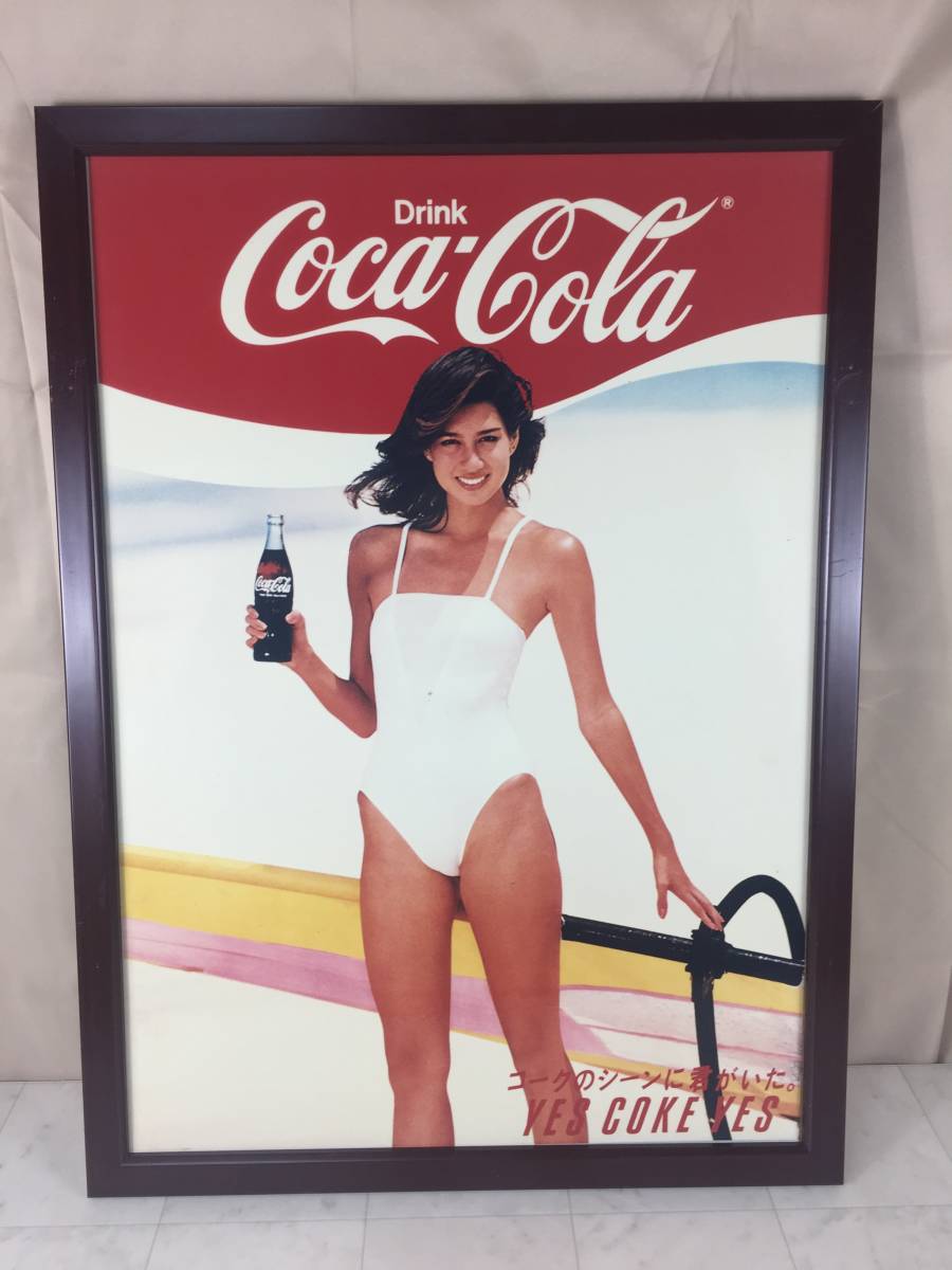 コカ・コーラ YES COKE YES ポスター 看板 水着 モデル 女性 CM 昭和