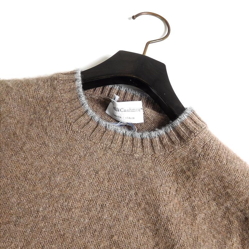 新品 Settefili Cashmere セッテフィーリ 定価7 7万 伊製 伊勢丹取扱 最高級カシミヤ ニット セーター 162 1g Fl03 茶 46 Xs 100 Bus2947b の落札情報詳細 ヤフオク落札価格情報 オークフリー スマートフォン版