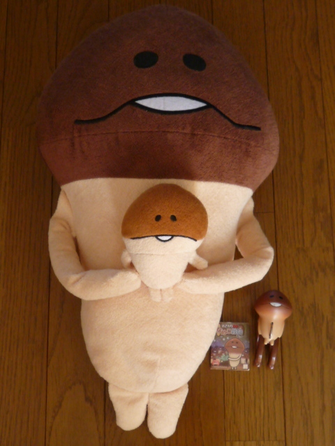 おさわり探偵なめこ栽培キット BIG ぬいぐるみ ①（ららぽーと