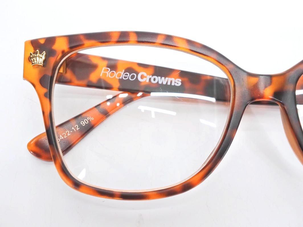 Rodeo Crowns ロデオクラウンズ 総柄 ウェリントン 眼鏡 メガネ 茶 Akb8 の落札情報詳細 ヤフオク落札価格情報 オークフリー スマートフォン版