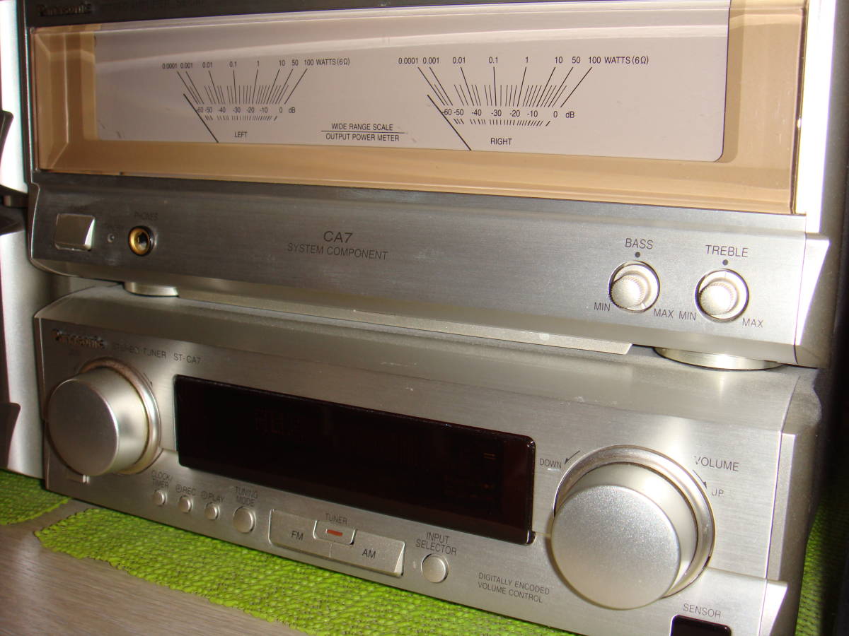 Panasonic SC-CA7 アナログメーターアンプ付きシステムコンポ 現状品