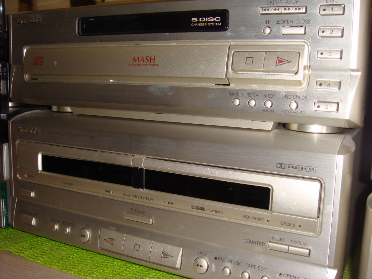 Panasonic CA7 ミニコンポセット - ラジオ・コンポ割引