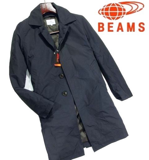 新品 K新品 ビームス ライナー付き ステンカラーコート M 紺 コート ナイロンツイル Thermo Lite Beams メンズ の落札情報詳細 ヤフオク落札価格情報 オークフリー スマートフォン版