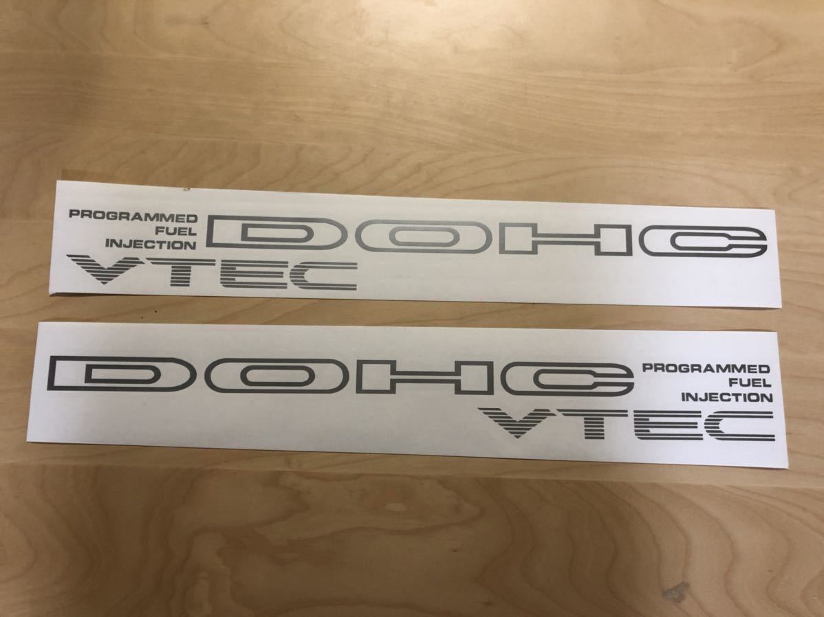 新品】DOHC VTEC サイドステッカー シビック CR-X インテグラ