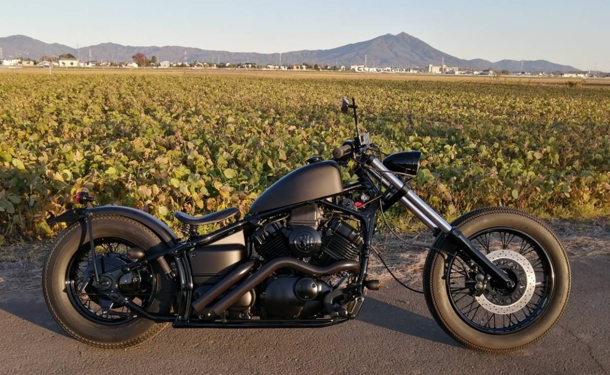 ドラッグスター400 high&low雨宮兄弟カスタム途中