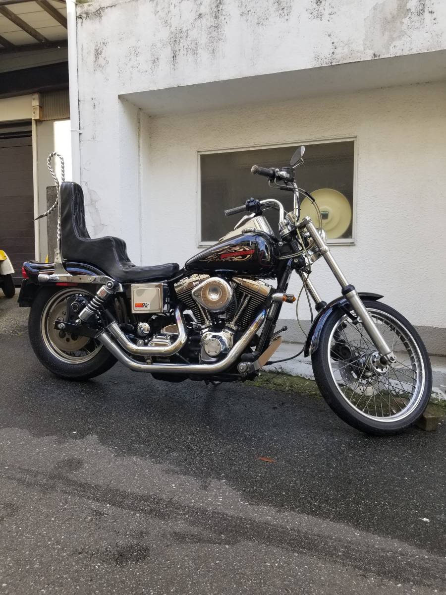 (メッセージにて2名相談中) 99年式　ダイナワイドグライド　FXDWG ツインカム　ハーレー　キャブ車　車検切 メッセージにて2名相談中) 99年式ダイナワイドグライドFXDWG